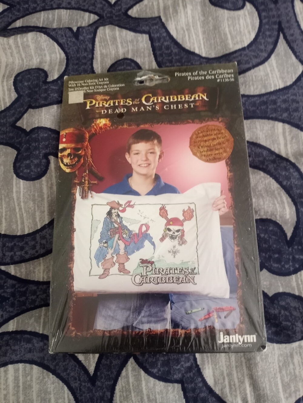 👠*NEW* PIRATES OF THE CARIBBEAN DEAD MANS CHEST Coloring Pillowcase👠